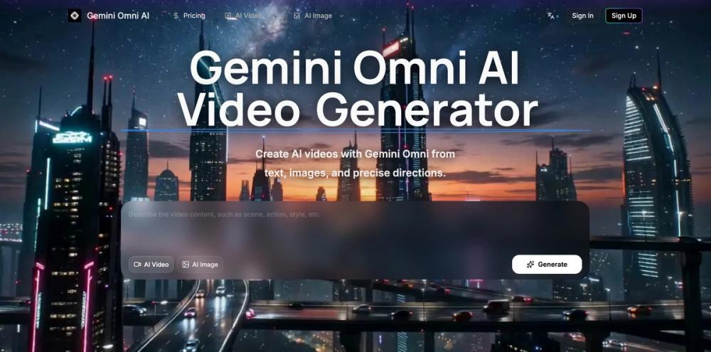 image of Gemini Omni AI Video