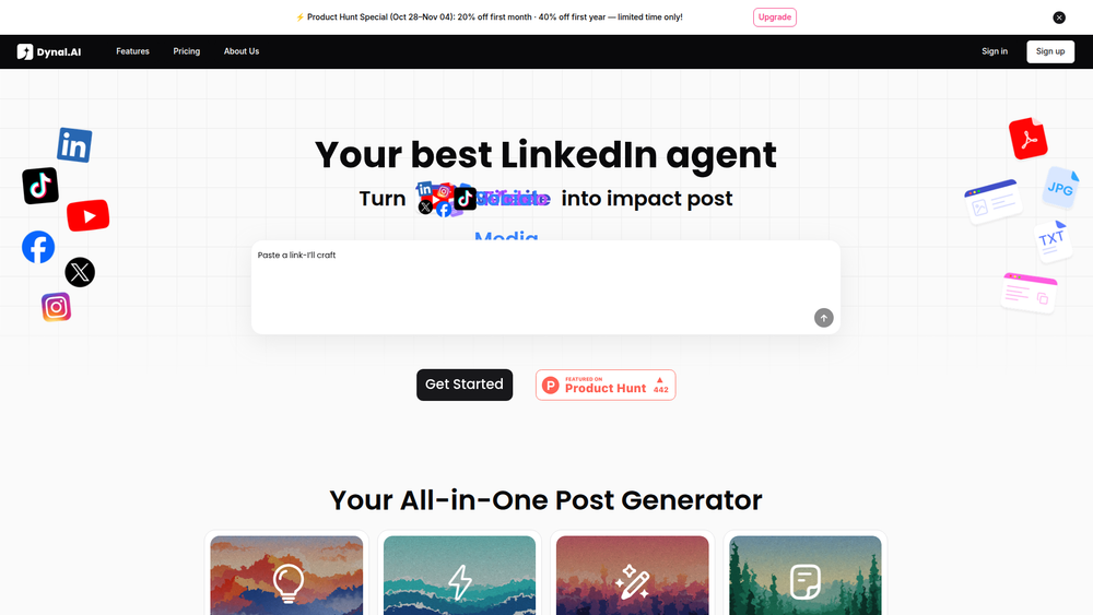 Screenshot of Dynal.AI Screenshot of Dynal.AI