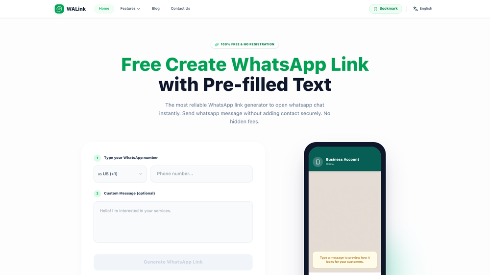 Screenshot of WAlink