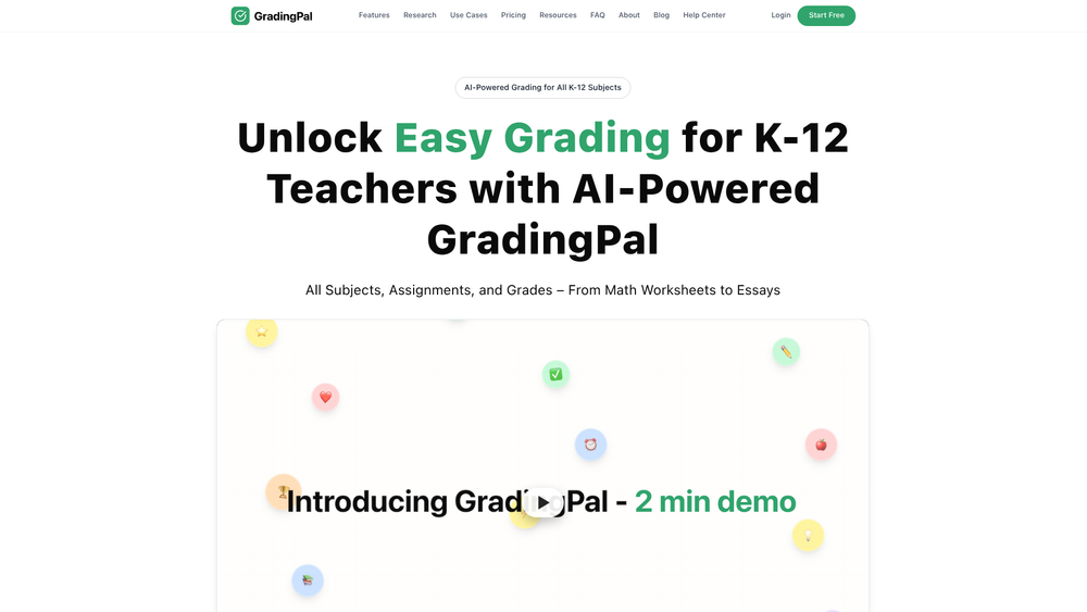 Screenshot of GradingPal