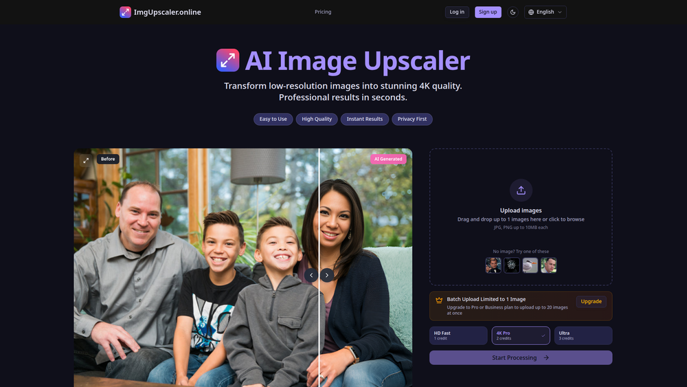 Screenshot of AI Image Upscaler Pro Screenshot of AI Image Upscaler Pro