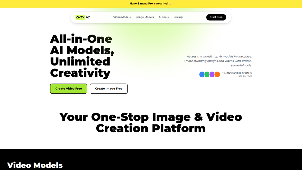 Screenshot of Cuty AI