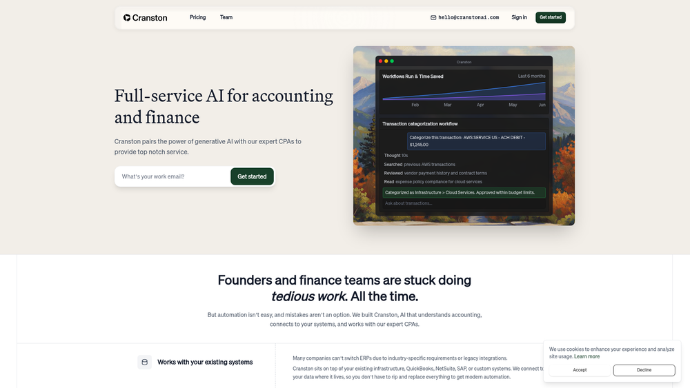 Screenshot of Cranston AI
