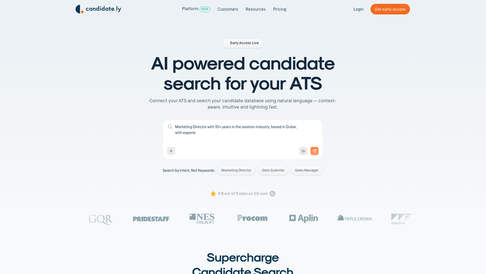 Screenshot of Candidate Search AI — ATS AI Search ATS Screenshot of Candidate Search AI — ATS AI Search ATS