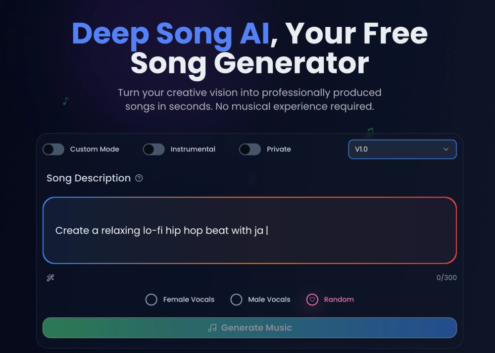 image of DeepSong.ai