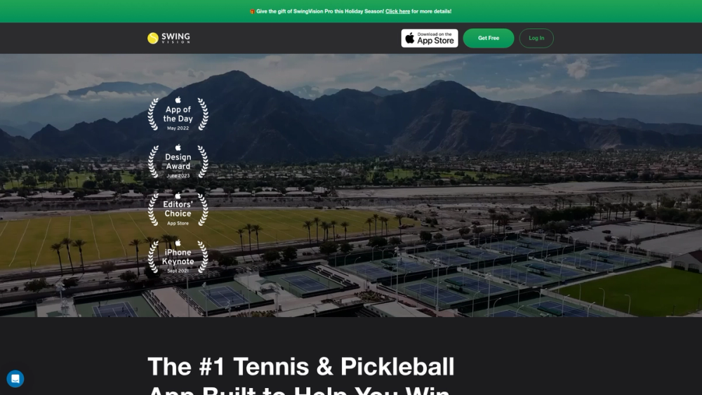Screenshot of SwingVision