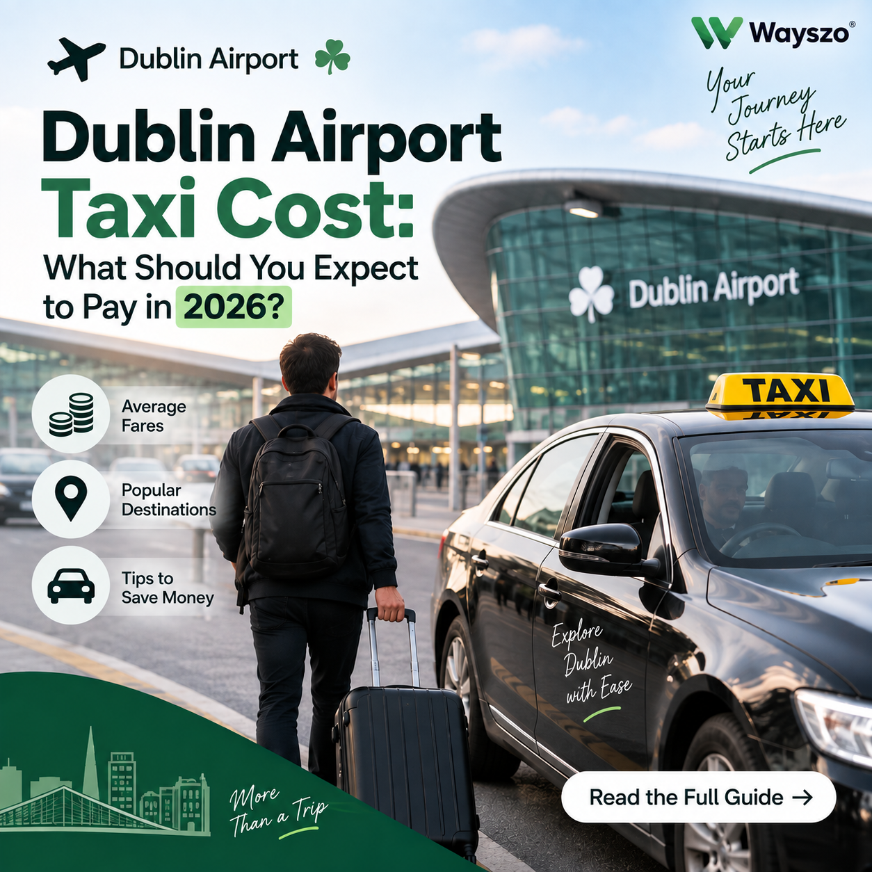 Dublin Airport Taxi Cost: What Should You Expect to Pay in 2026?