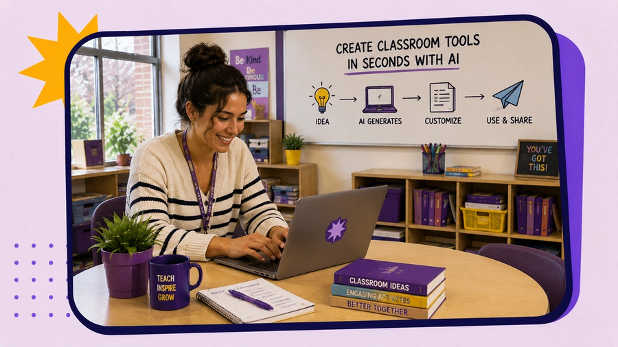 Create classroom tools in seconds with AI