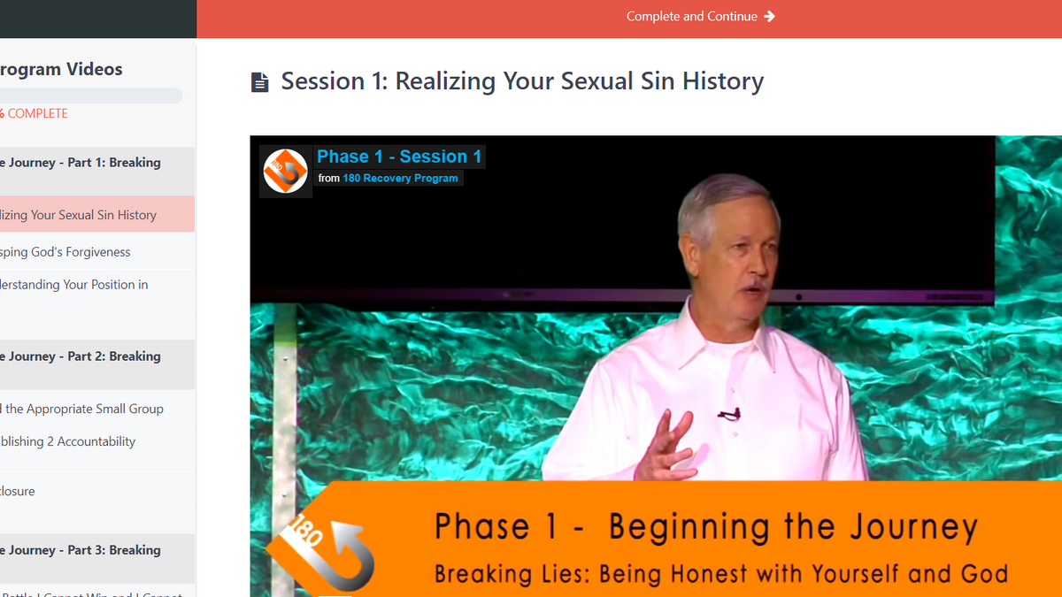 180 Recover - Helping men deal with sexual addiction.