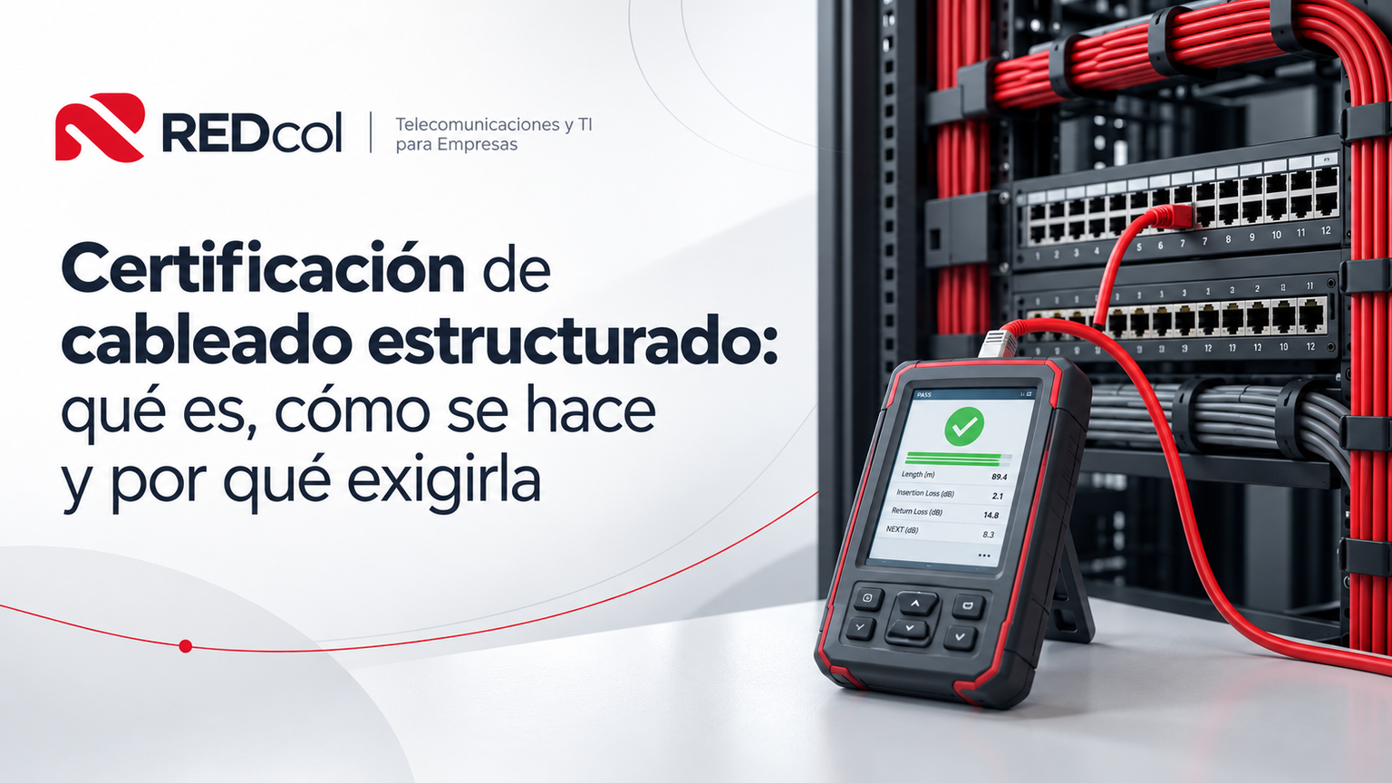 certificación de cableado estructurado