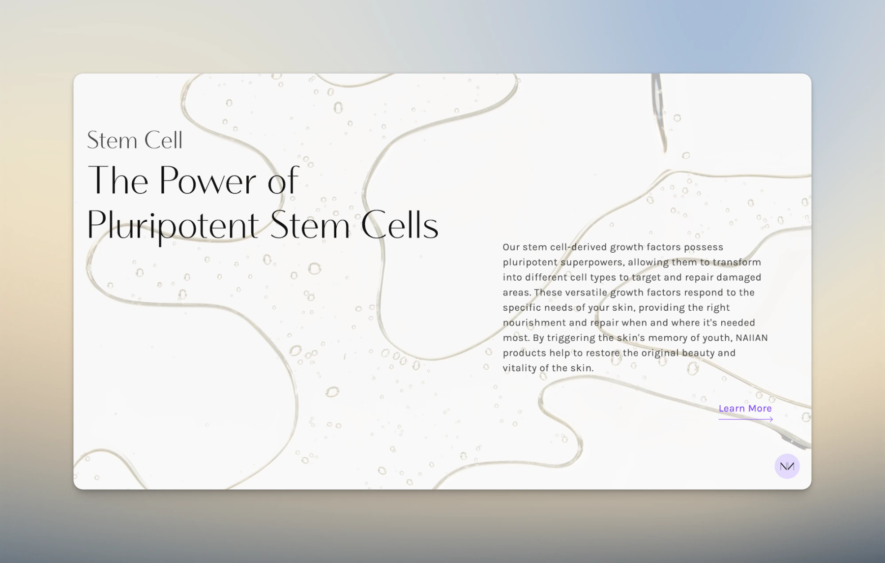 Interactive Info Section (Video Background, Information Changes As User Scrolls)