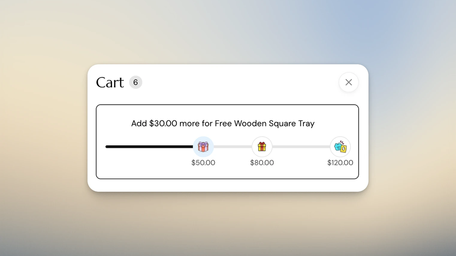 Gift with Purchase Progress Bar