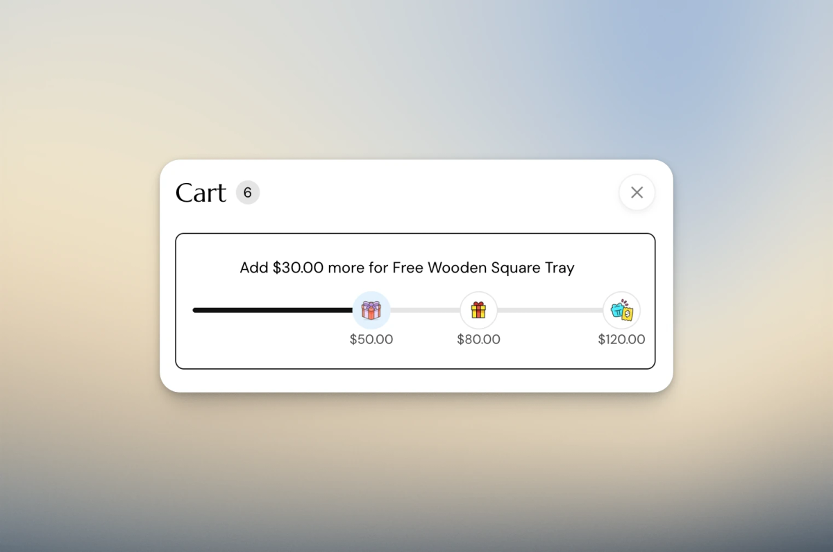 Gift With Purchase Progress Bar