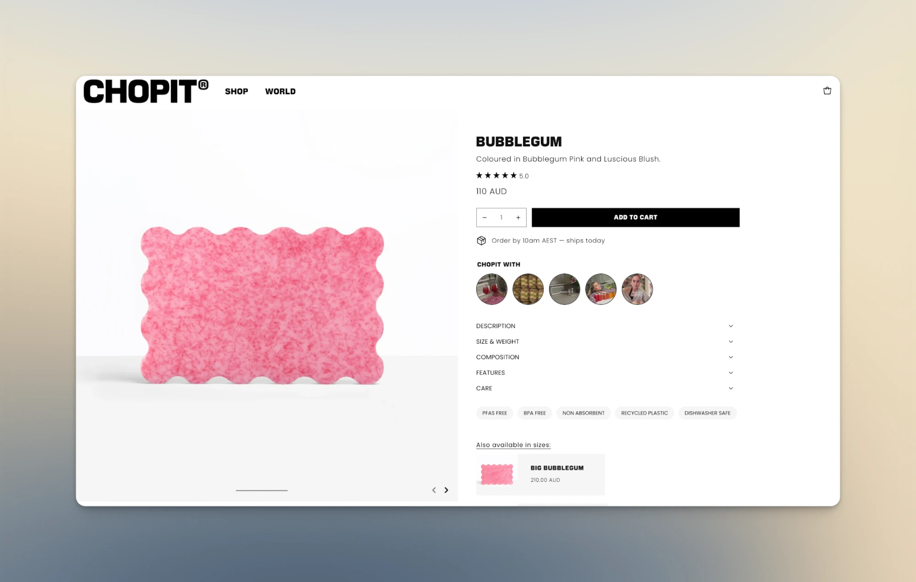 Product Page