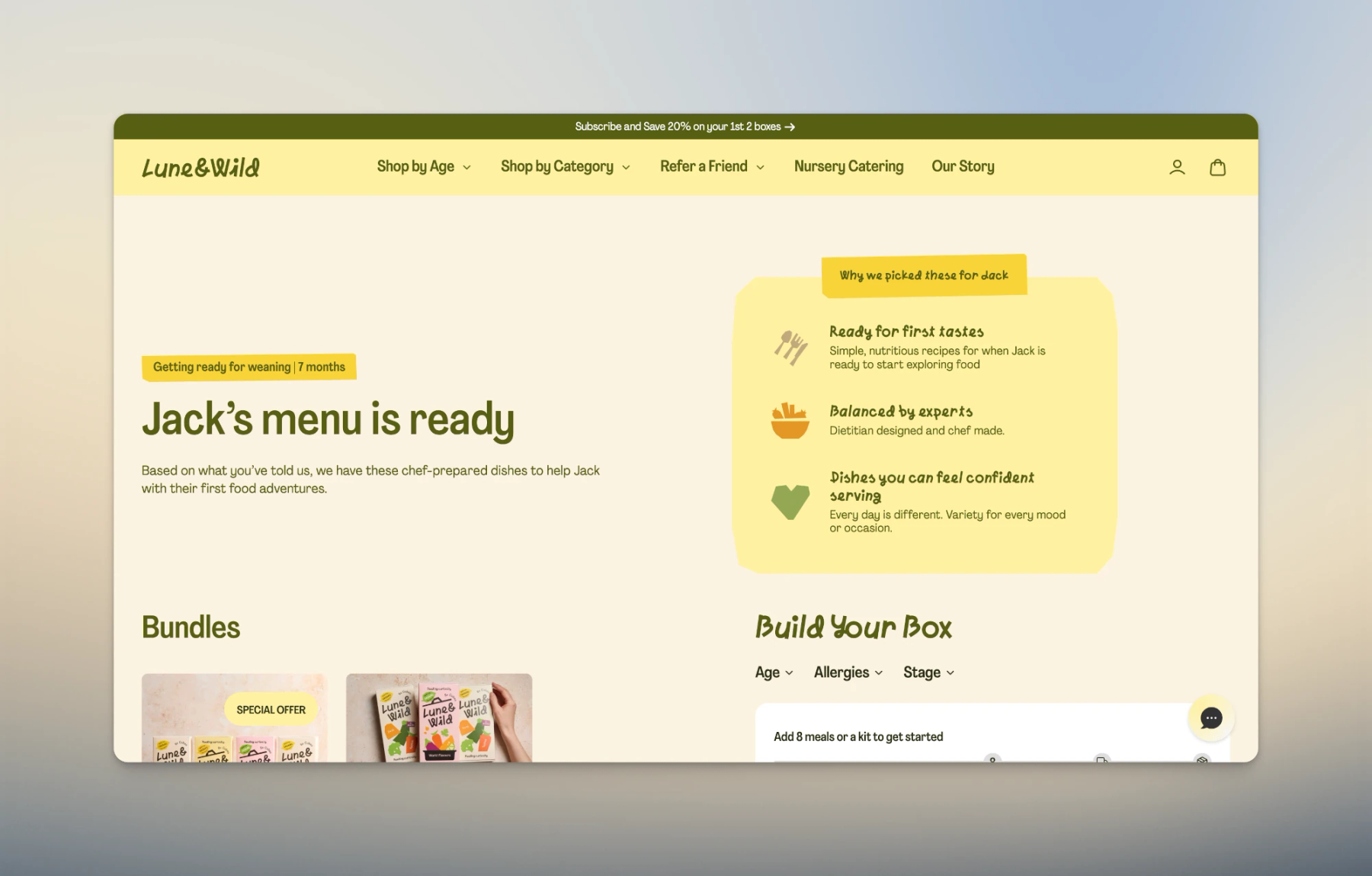 Custom Quiz Result Page – Header