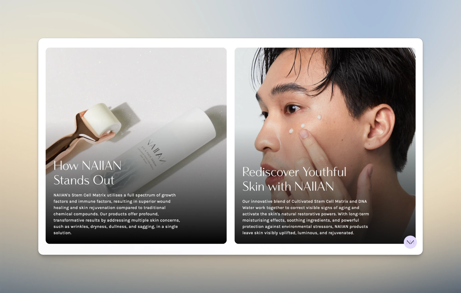 Product Info Landing Page USP Section