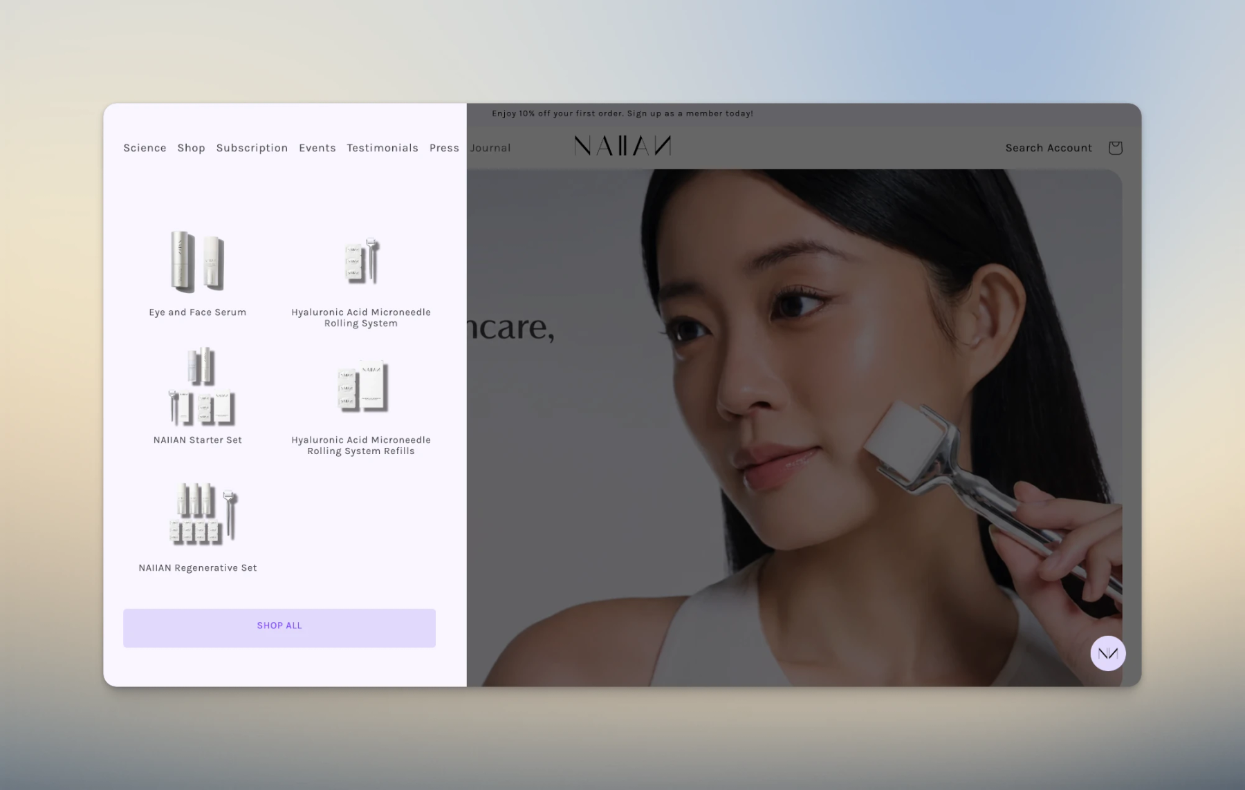 Menu with Images