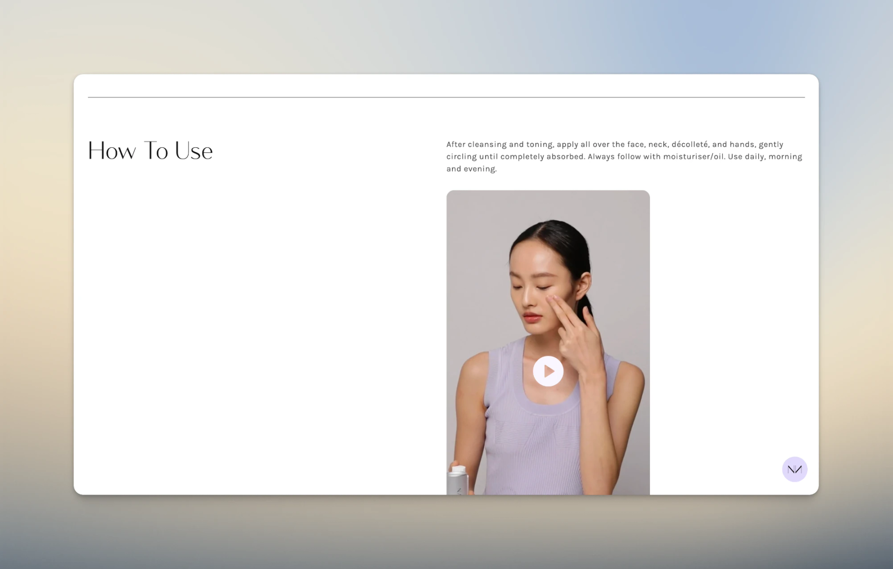 Tutorial Section