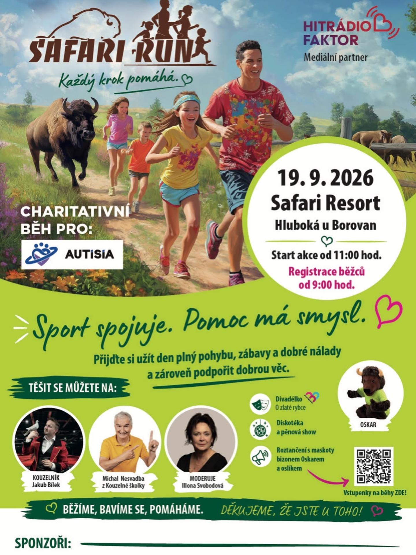 SAFARI RUN 2026 – Každý krok pomáhá!
