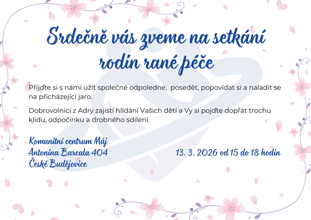 Jarní setkání rodin rané péče