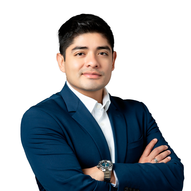 Professional corporate headshot - executive in suit