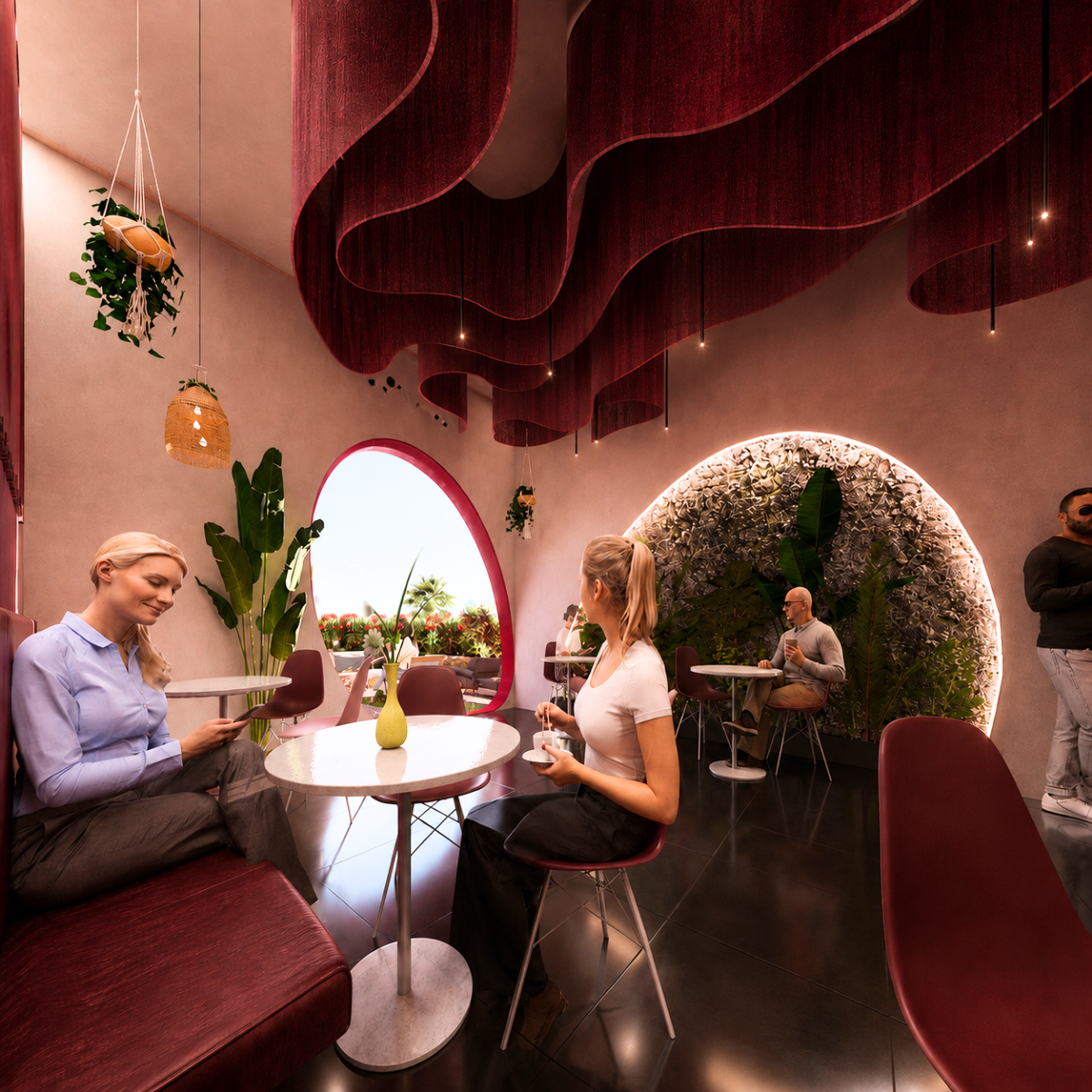 Fraisati — Café & Crêperie, vue 2 — projet commercial et intérieurs