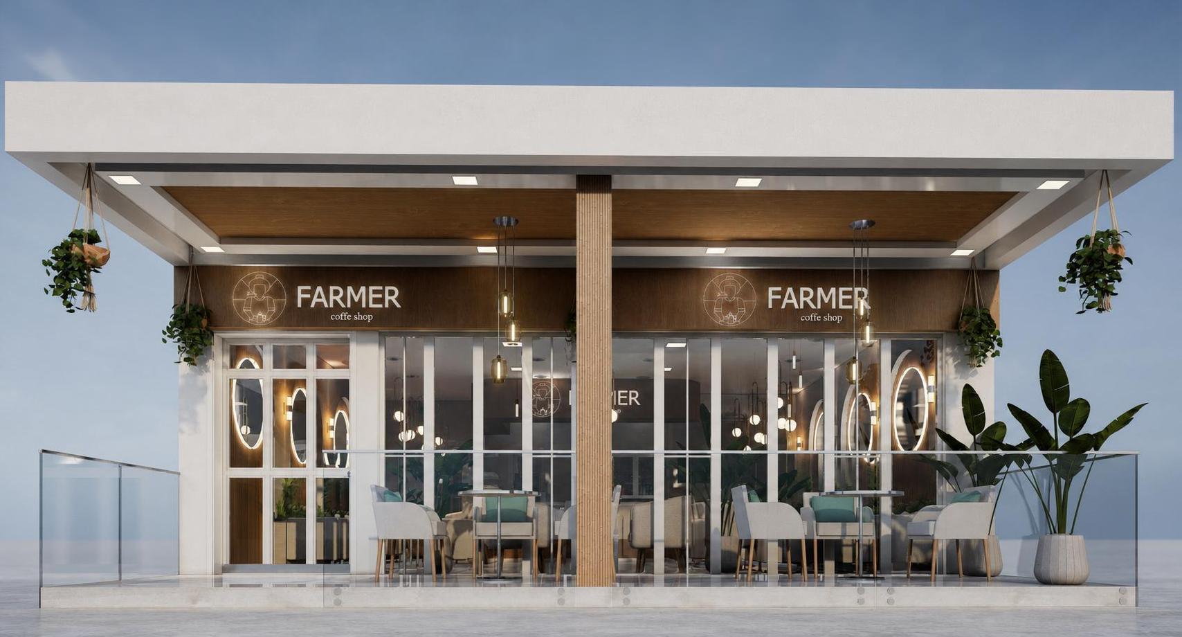 Farmer, vue 6 — projet commercial et intérieurs