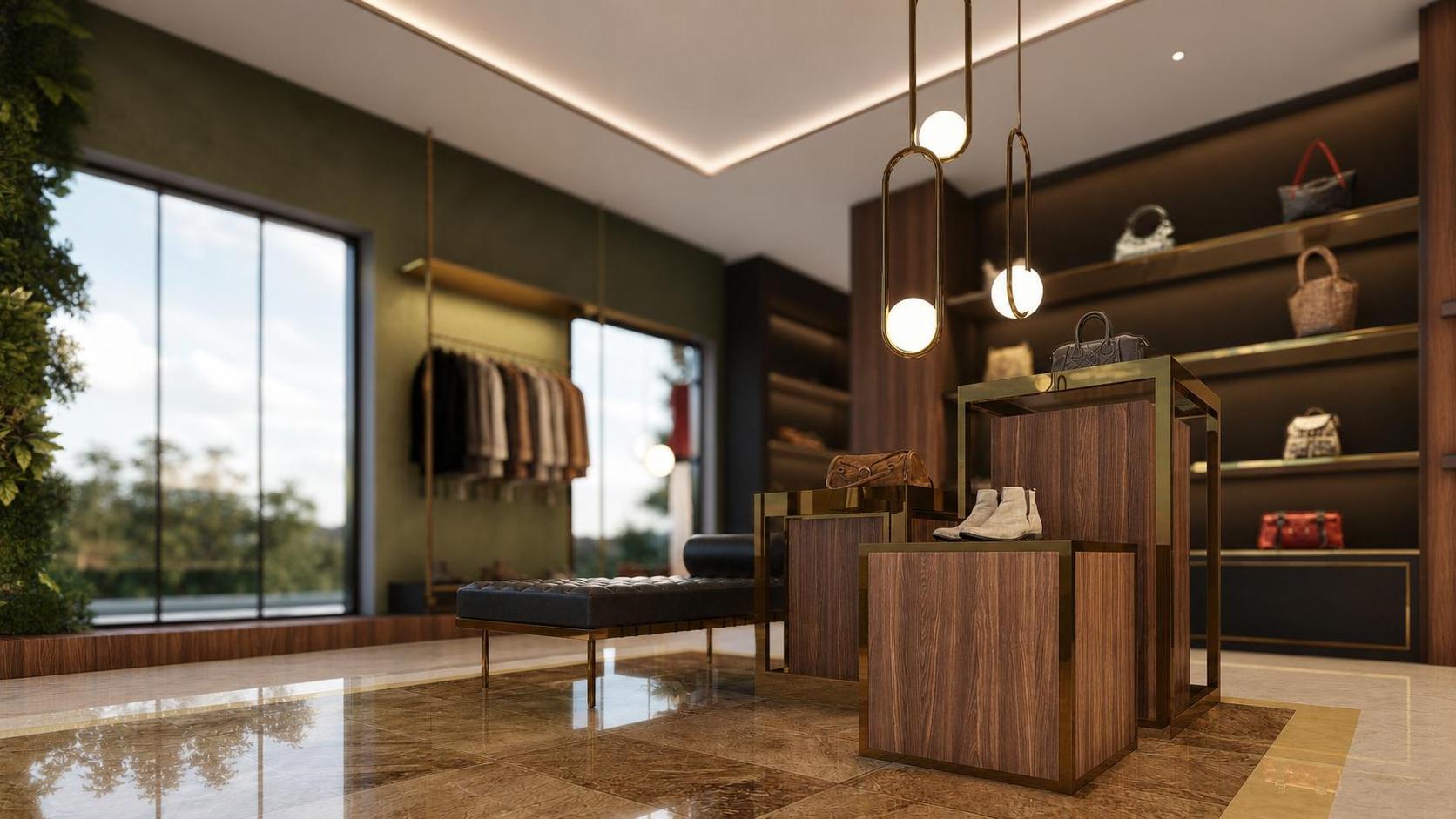 clothes shop, vue 8 — projet commercial et intérieurs
