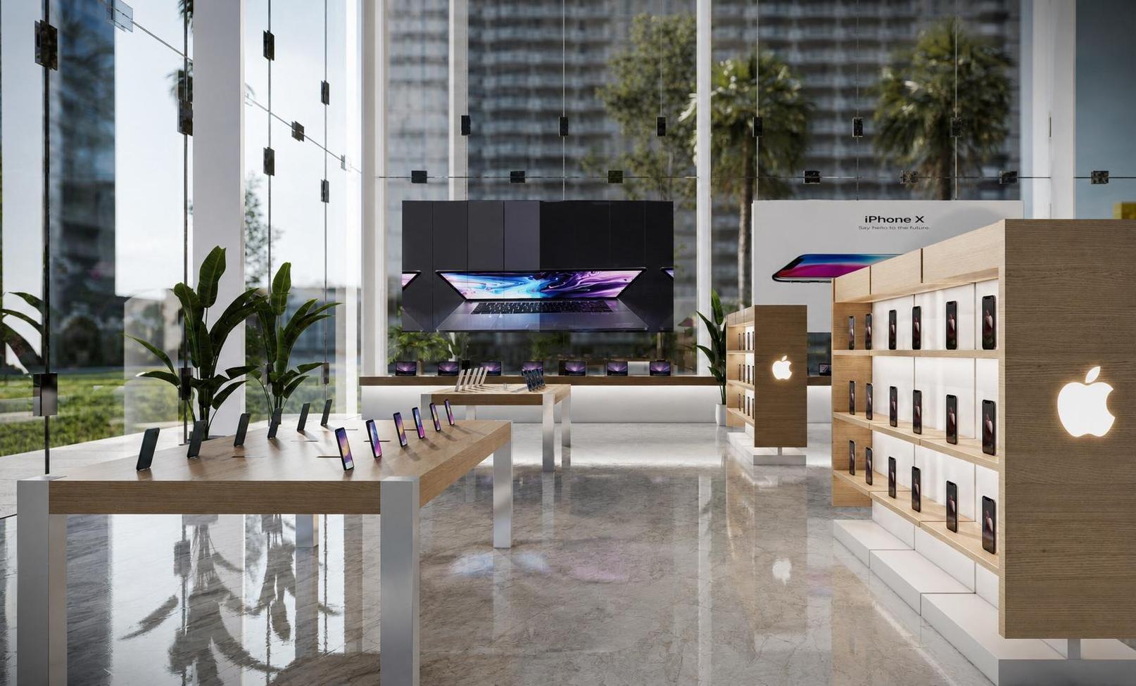 Apple Cube, vue 3 — projet commercial
