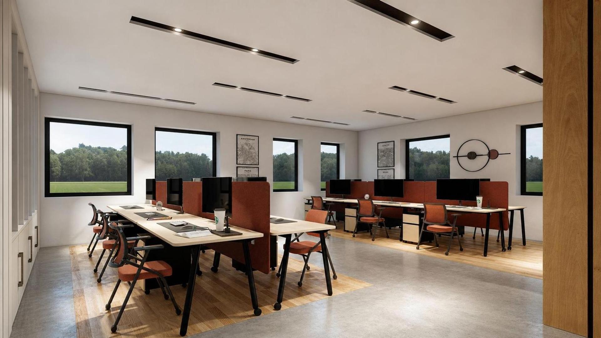 Record studio, vue 2 — projet commercial et intérieurs