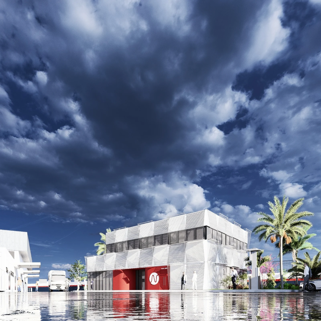 Laboratoire + Cantine NEXANS MOHAMEDIA, vue 4 — projet équipement
