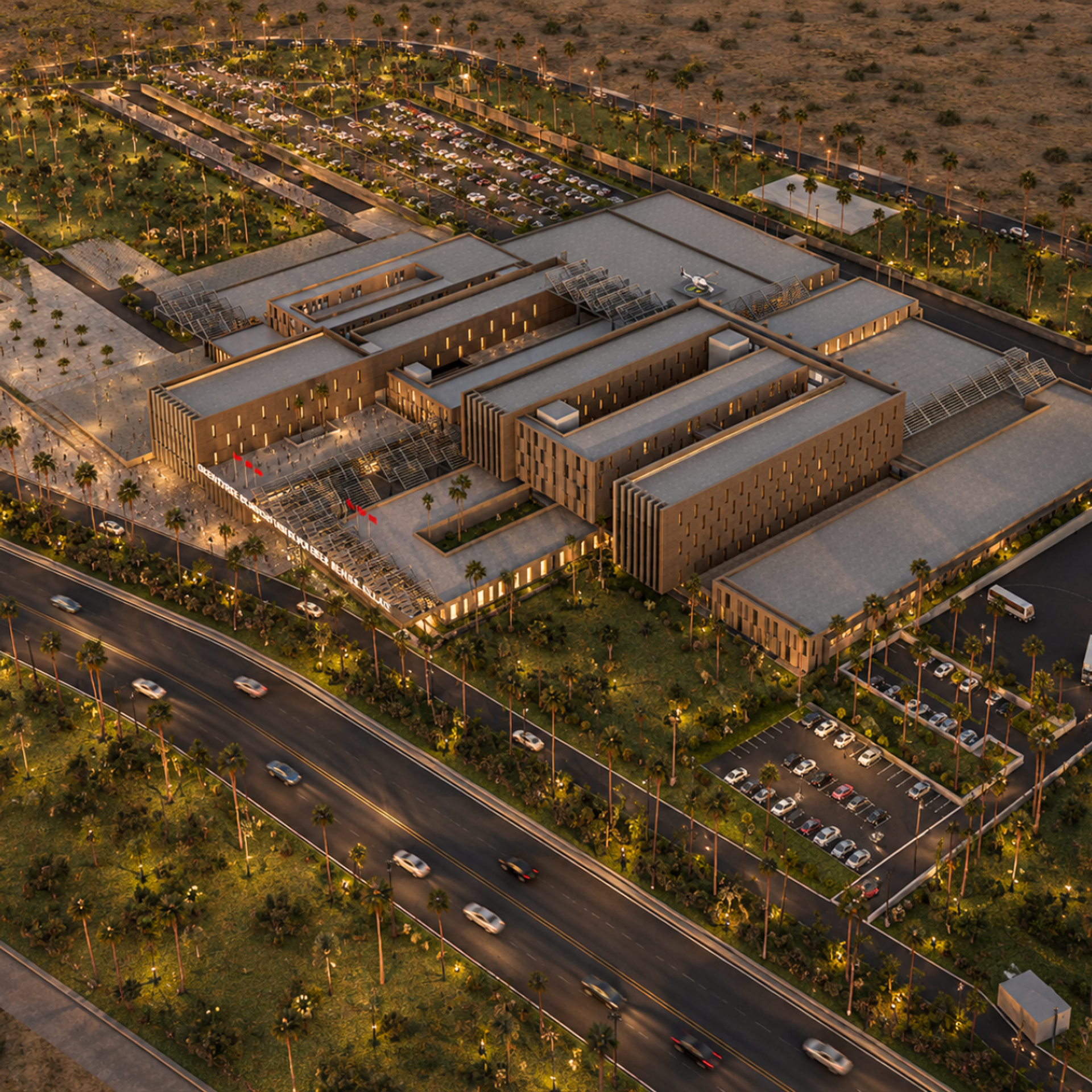 Centre Hospitalier Universitaire de Béni Mellal, vue 8 — projet équipement