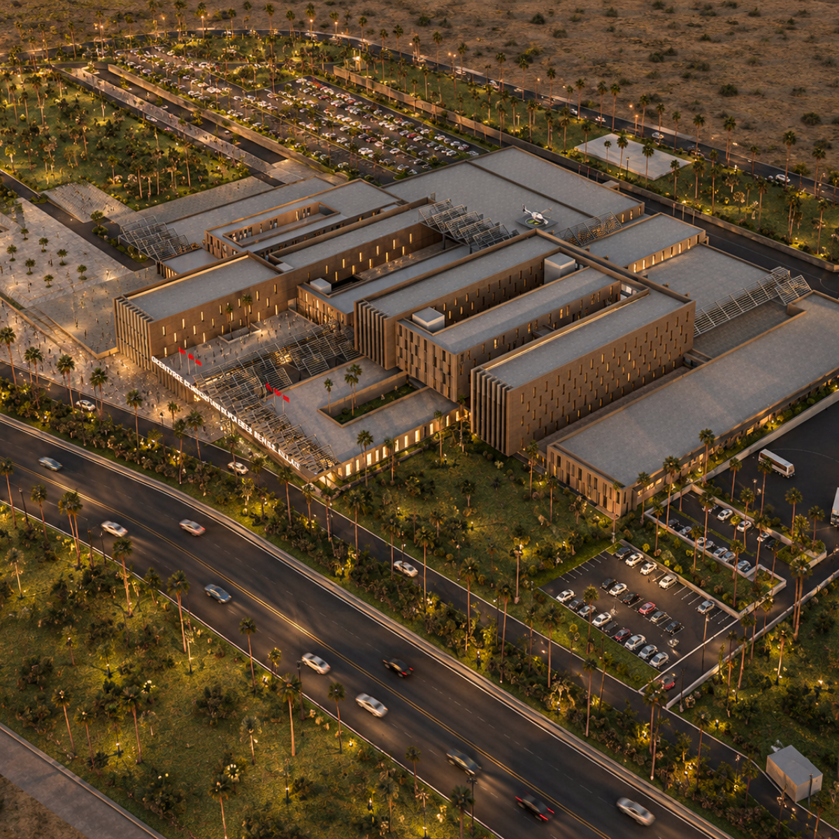 Centre Hospitalier Universitaire de Béni Mellal, vue 8 — projet équipement