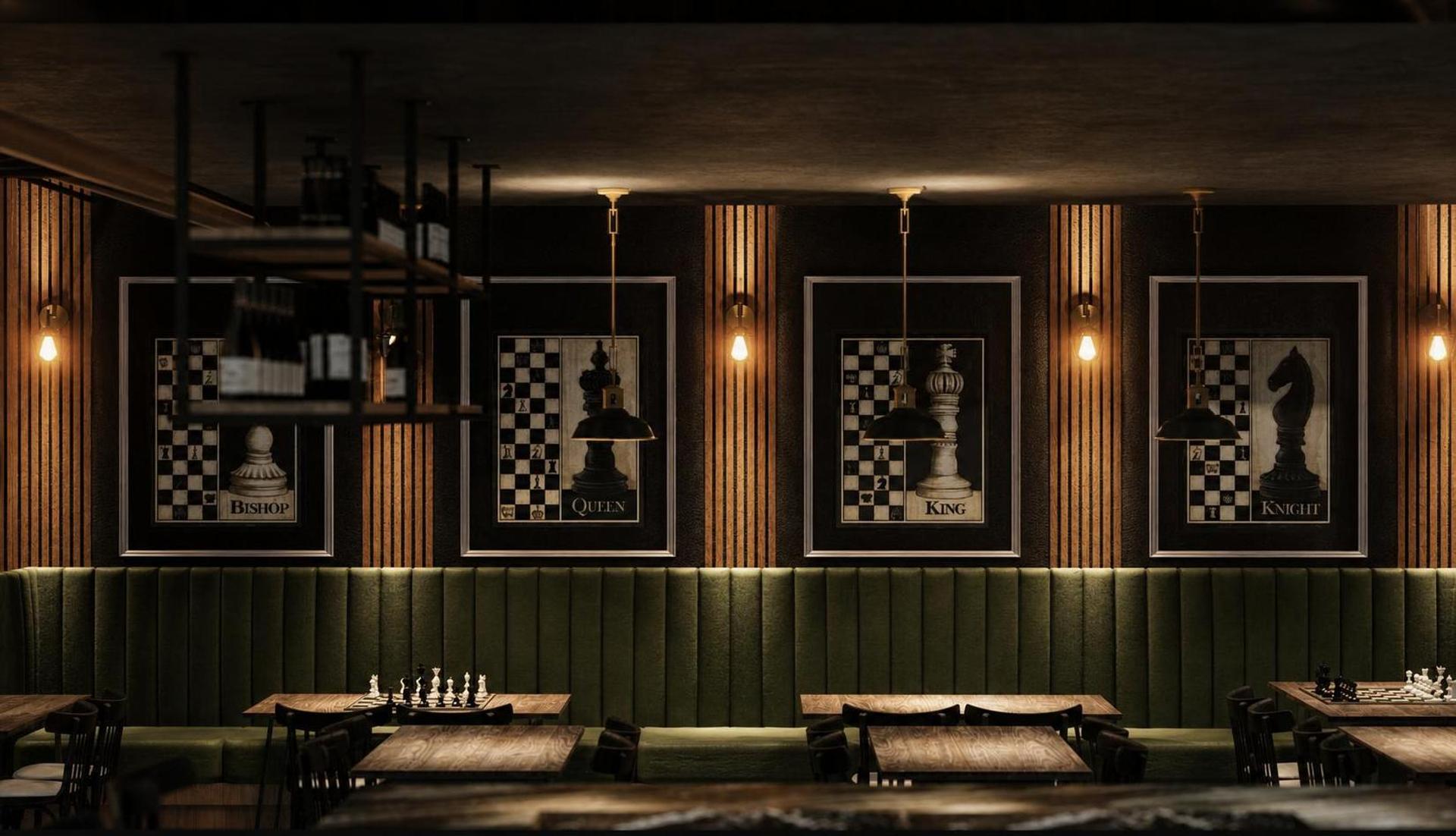 CHESS BAR, vue 7 — projet commercial et intérieurs