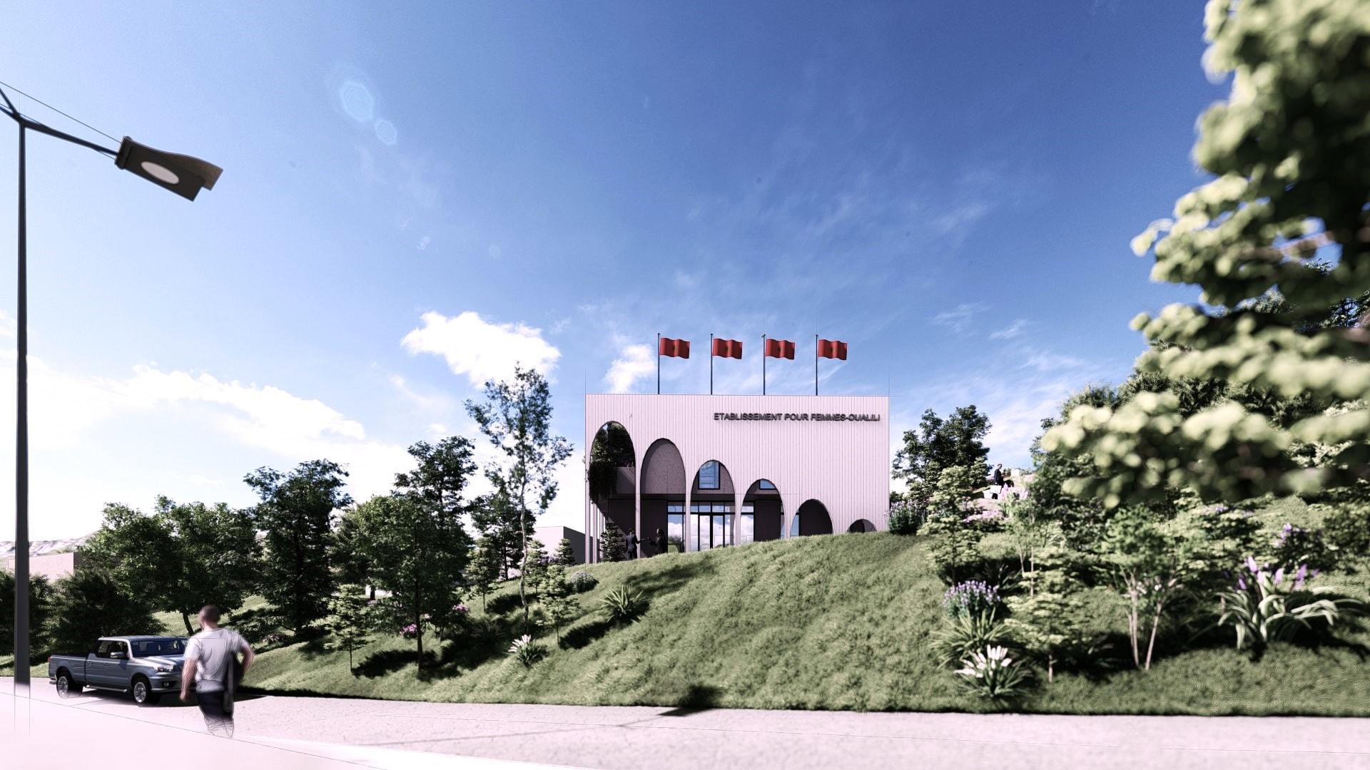 MAISON DE FEMMES - ANEP - OUALILI, vue 3 — projet équipement