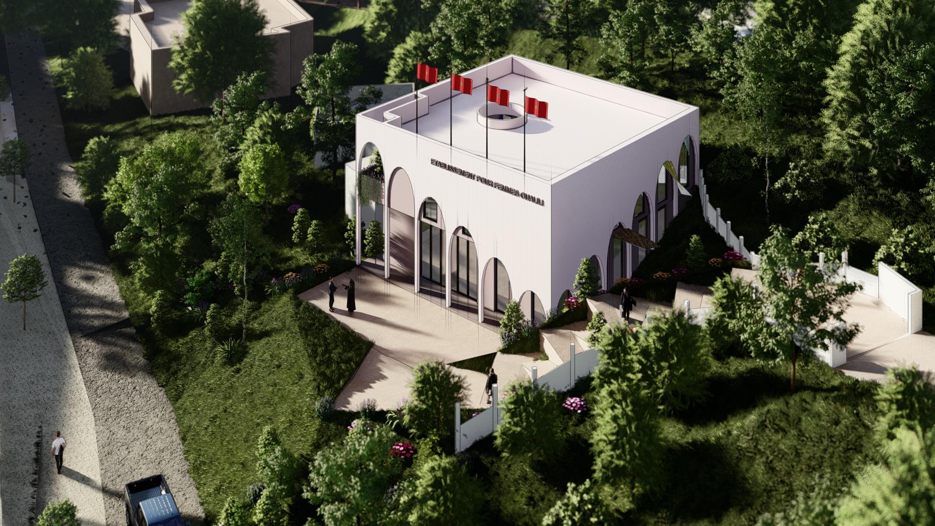 MAISON DE FEMMES - ANEP - OUALILI, vue 2 — projet équipement