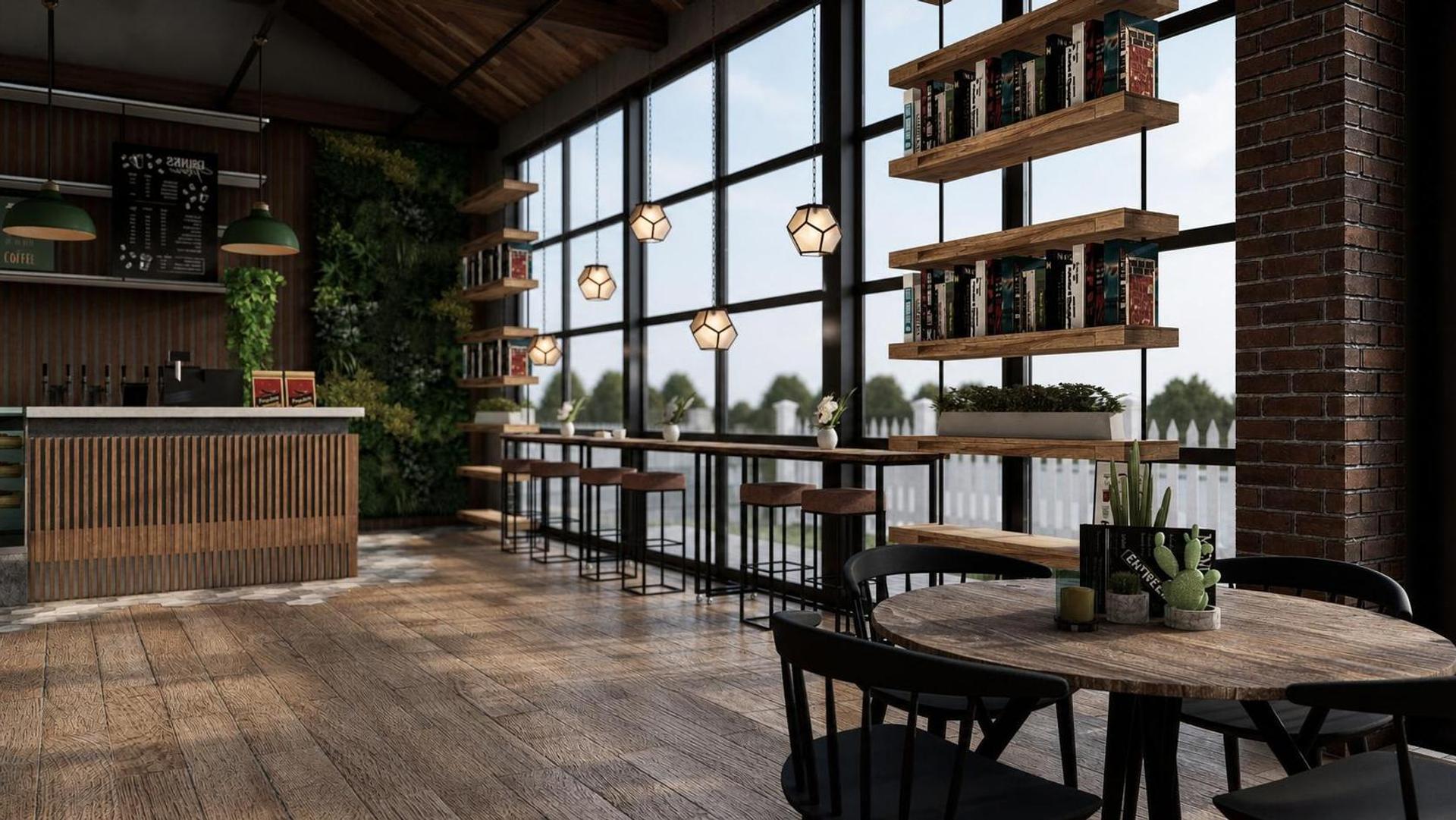 Industrial restaurant, vue 9 — projet commercial et intérieurs