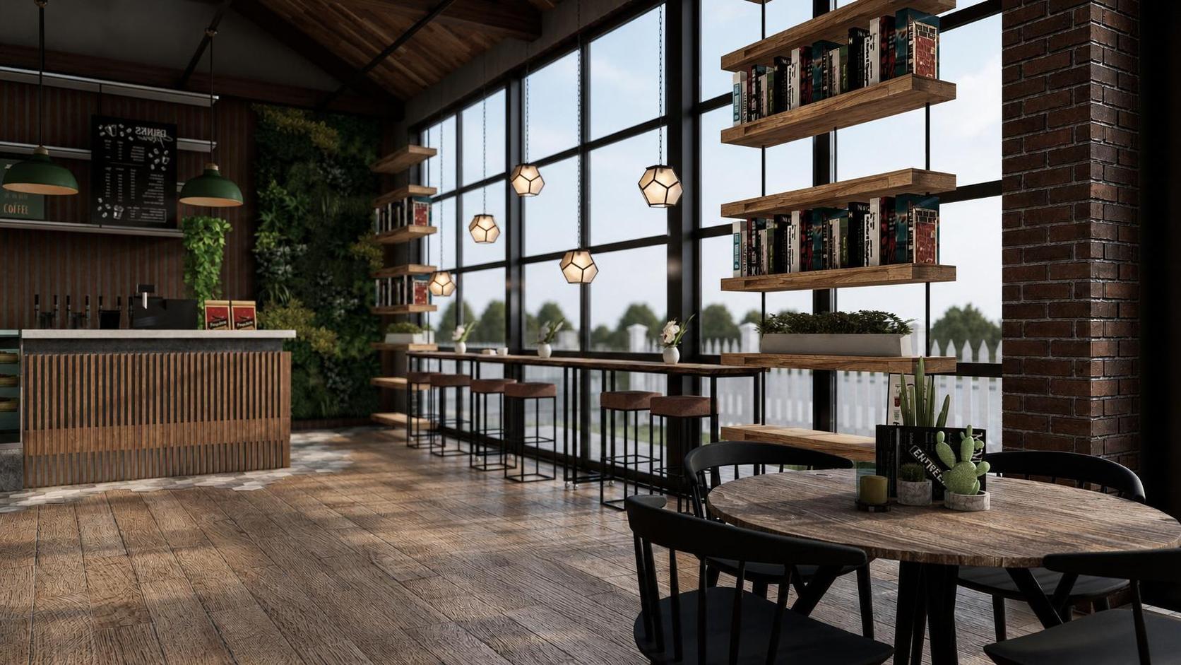 Industrial restaurant, vue 9 — projet commercial et intérieurs