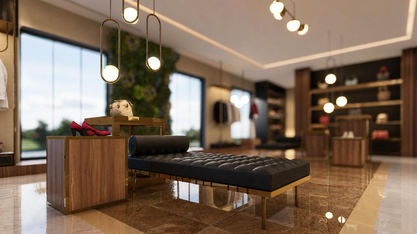 clothes shop, vue 7 — projet commercial et intérieurs
