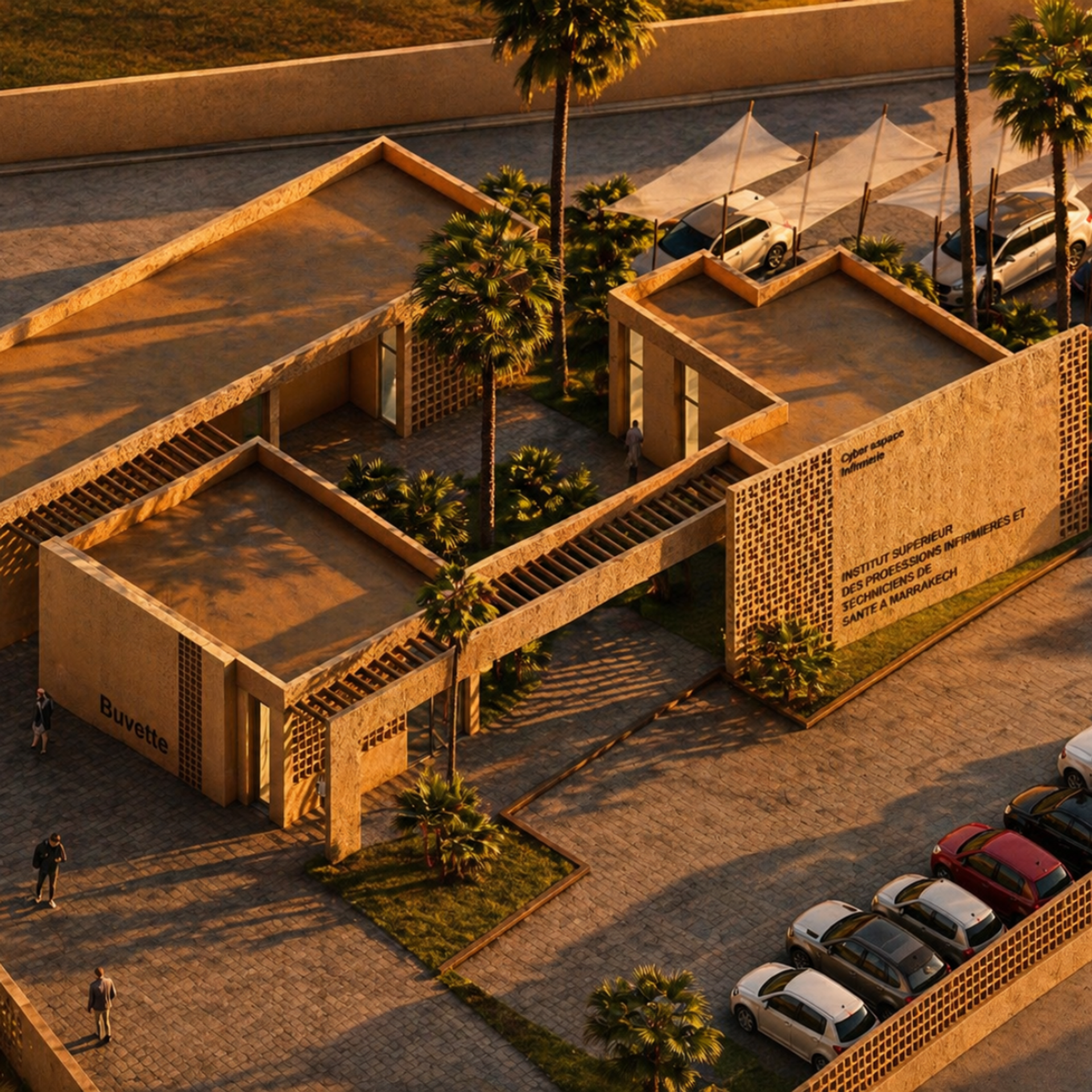 Extension de l’ISPITS — Marrakech, vue 9 — projet équipement à Marrakech