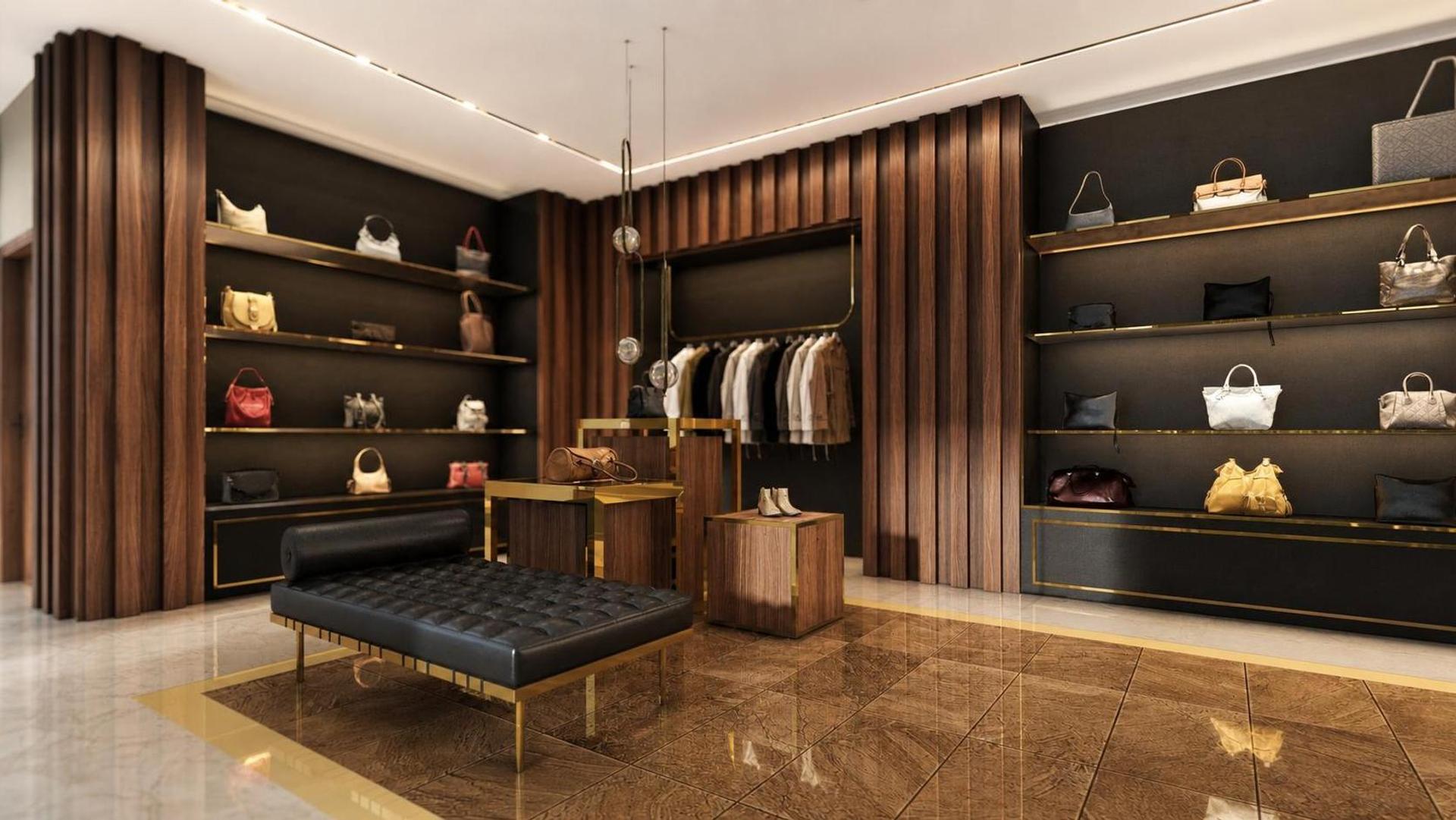 clothes shop, vue 2 — projet commercial et intérieurs