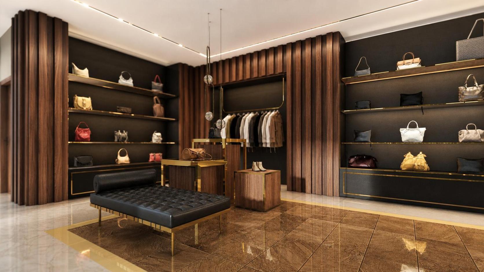 clothes shop, vue 2 — projet commercial et intérieurs