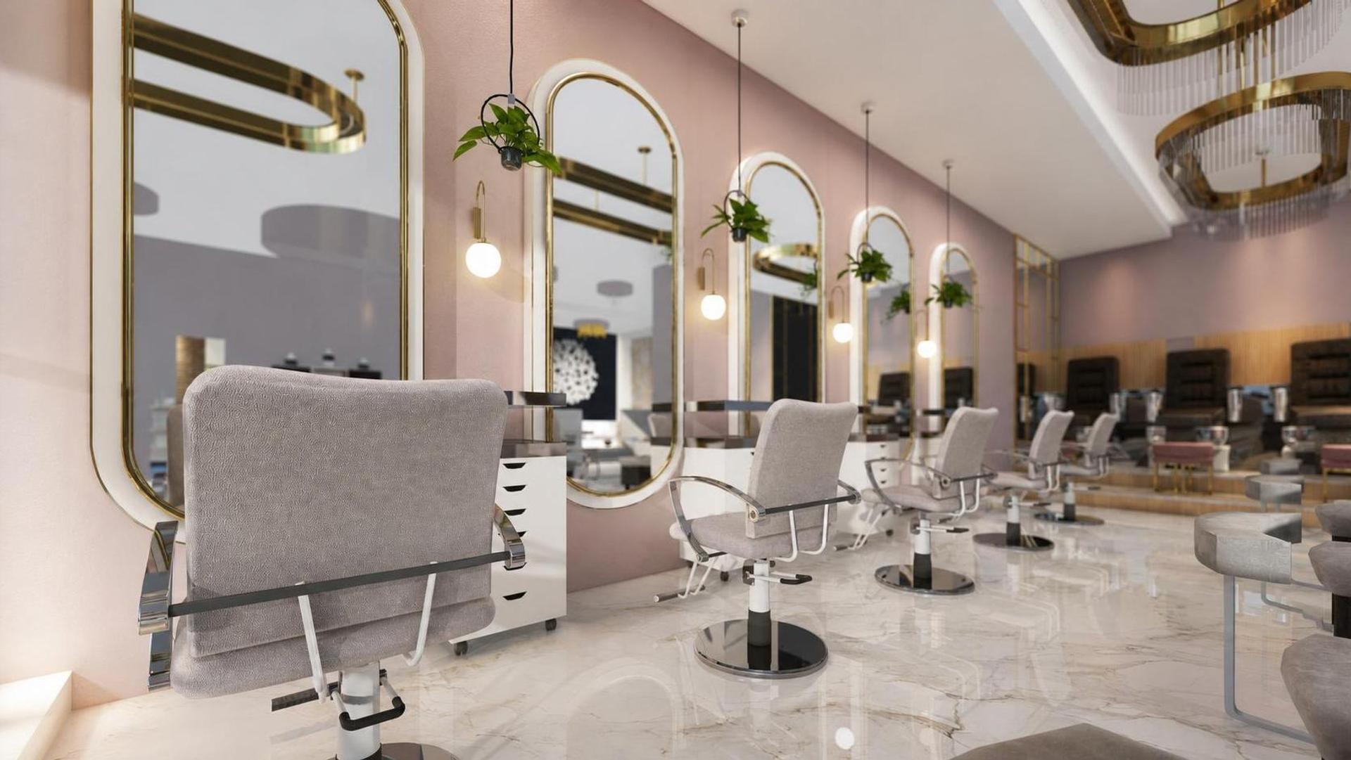 Pink hair — projet commercial et intérieurs