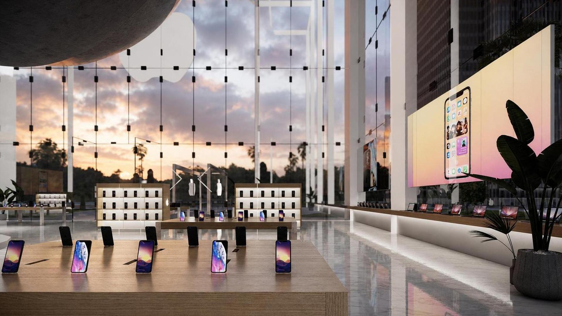 Apple Cube, vue 6 — projet commercial