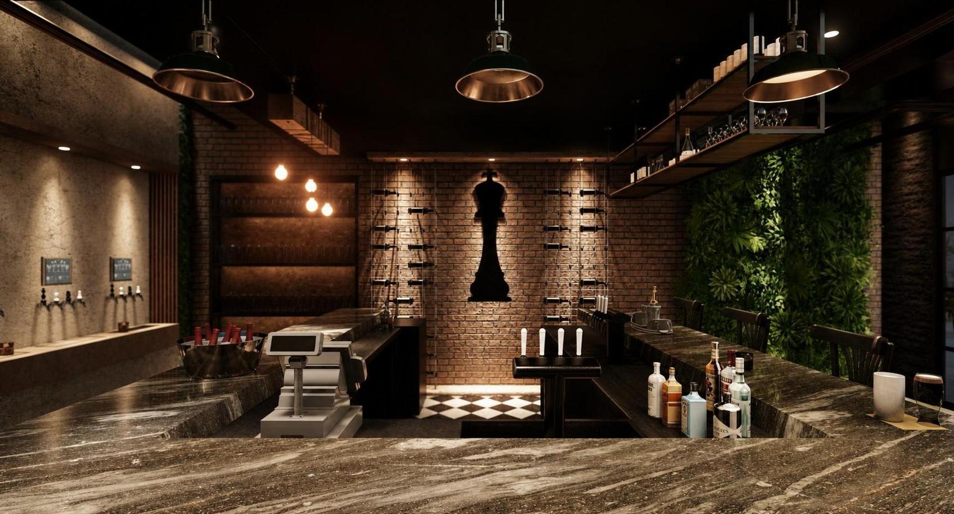 CHESS BAR, vue 5 — projet commercial et intérieurs
