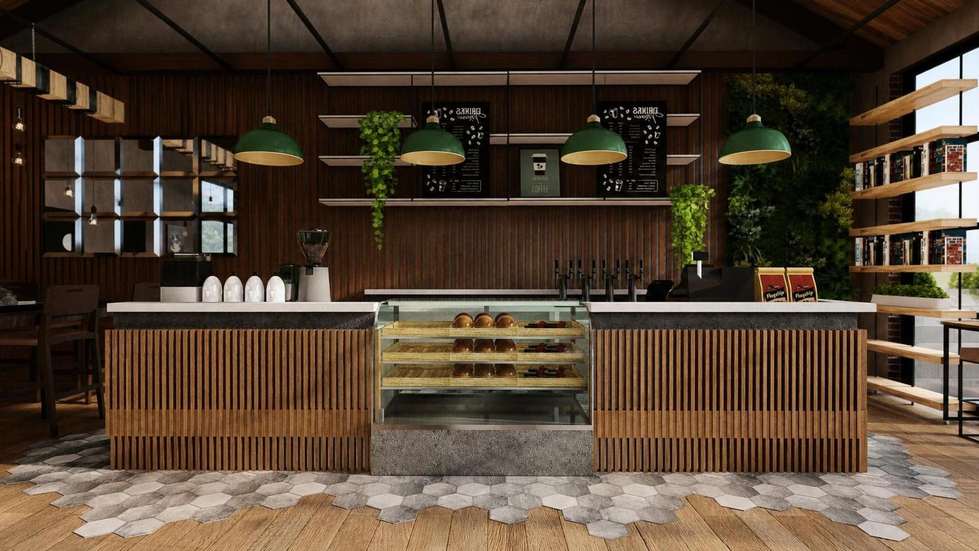 Industrial restaurant, vue 4 — projet commercial et intérieurs