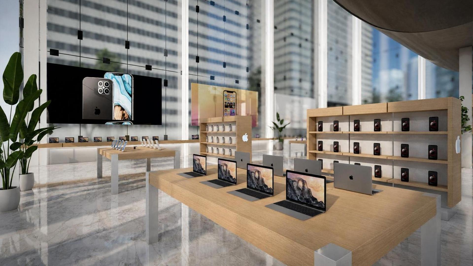 Apple Cube, vue 5 — projet commercial