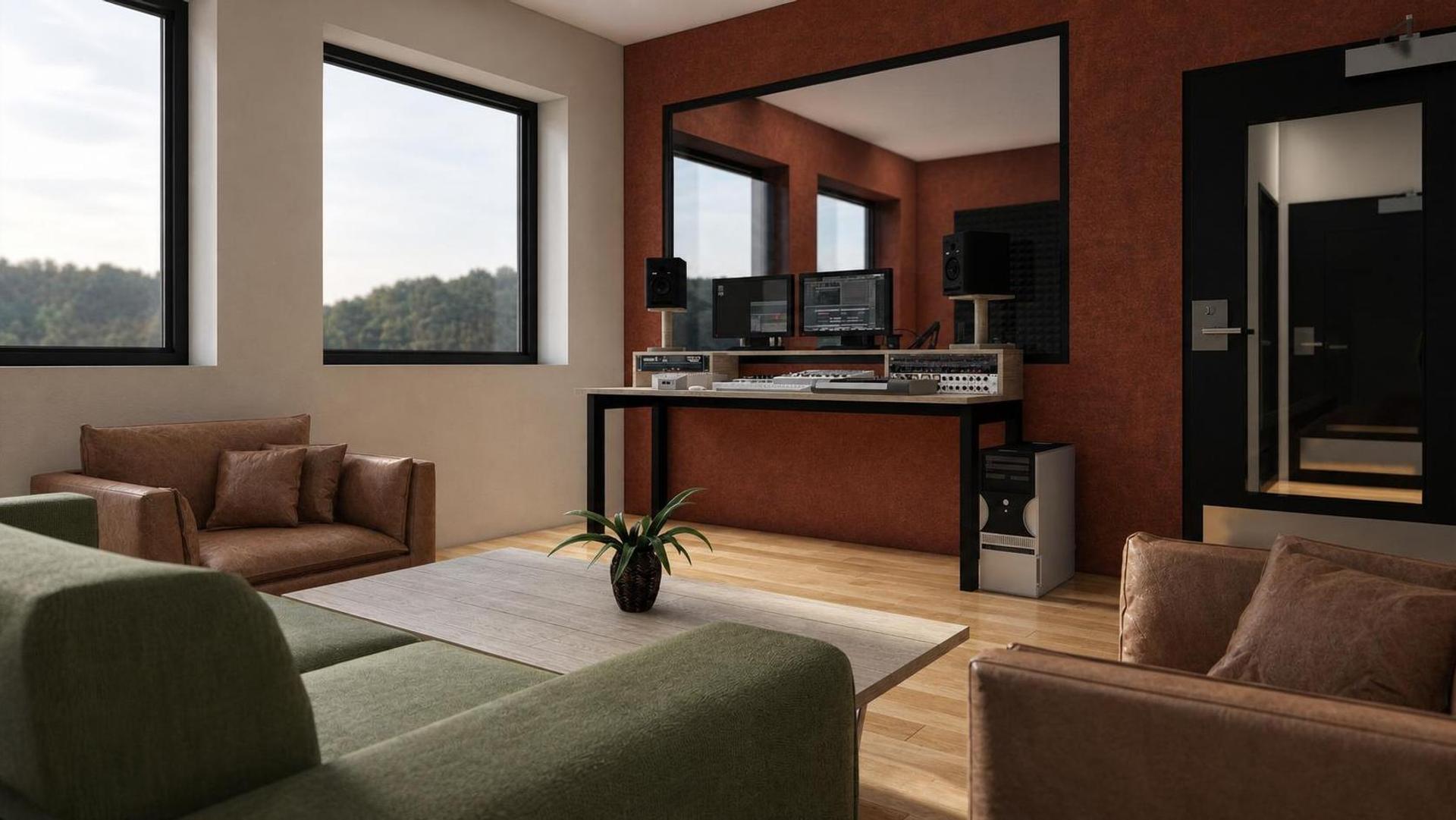 Record studio, vue 6 — projet commercial et intérieurs