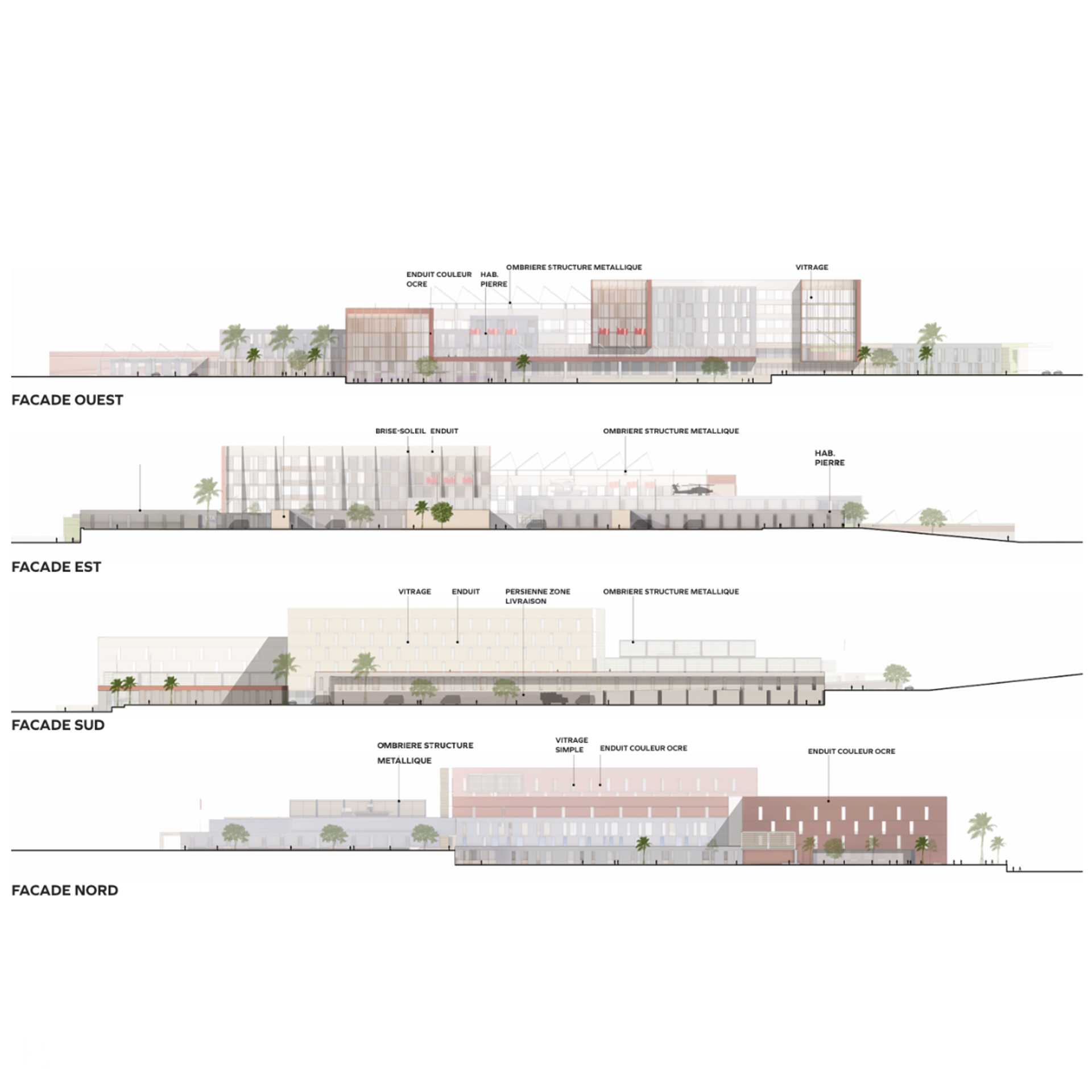 Centre Hospitalier Universitaire de Béni Mellal, vue 6 — projet équipement