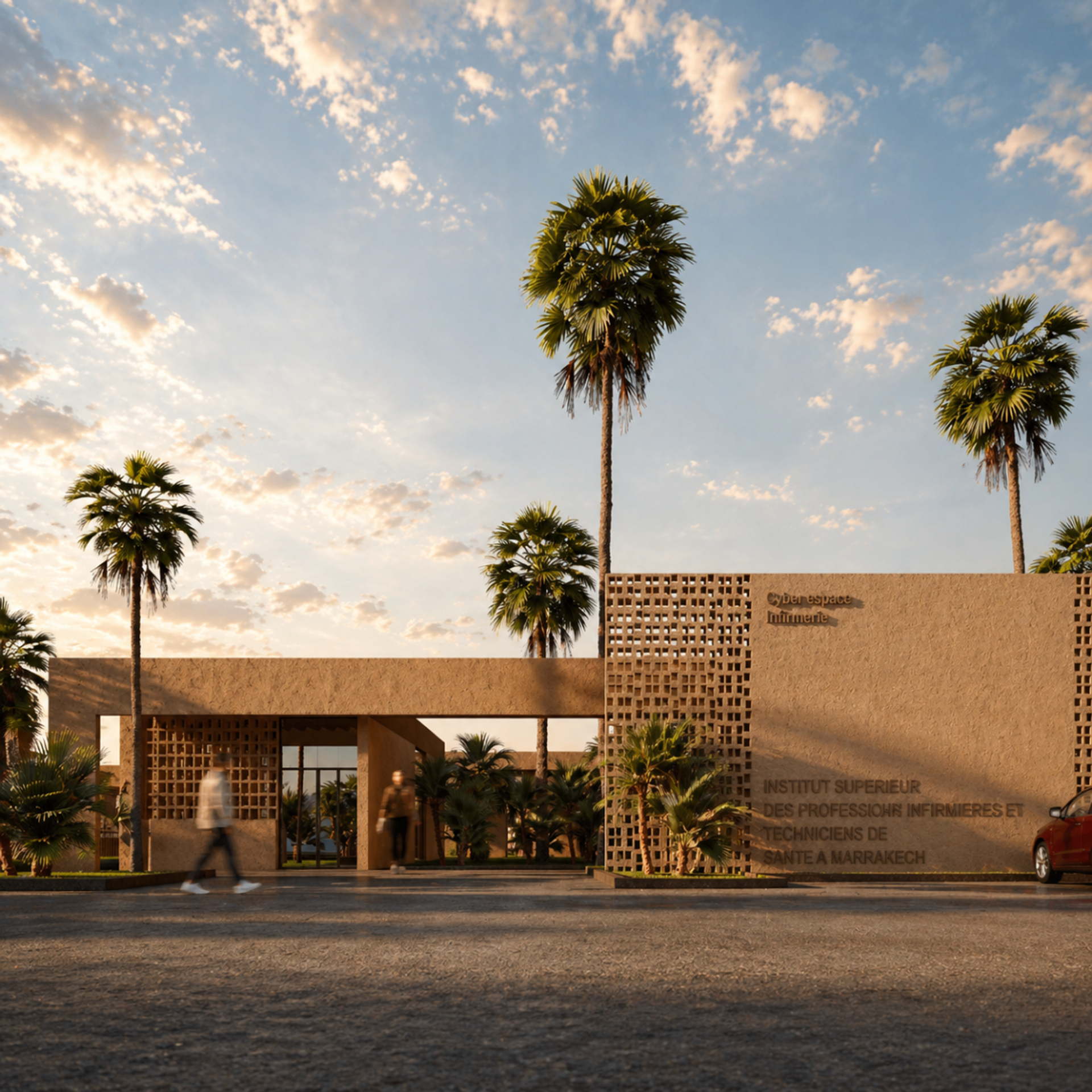 Extension de l’ISPITS — Marrakech, vue 3 — projet équipement à Marrakech